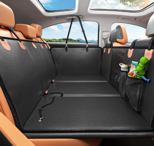 lot 488 image: Back Seat Extender for Dogs, Waterproof Dog Car Seat Cover for Back Seat with Hard Bottom, 2025 Upgraded Material, Anti Scratch, Safer, Easy to Use and Clean, Holds 400lbs