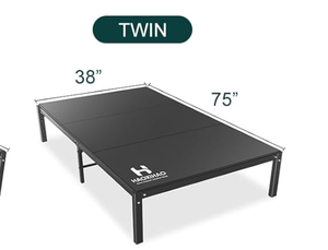 lot 288 image: Bunkie Board Twin Size(38x75) - Premium Hollow Plastic Bunkie Boards for Under Mattress, Heavy-Duty Support, Breathable, Low Profile, Noise Minimizing, Moisture Resistant Foundation