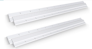 lot 363 image: French Cleat 30 inch, 2 Pairs Heavy Duty Aluminum Z ClipsBar Hanger Interlocking Wall Mounting Bracket Hardware Kit for Hanging Mirrors, Picture, Shelf, Headboard, Cabinet, Whiteboard, Art, Frames