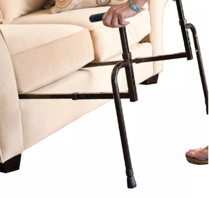 lot 369 image: Able Life Bed Assist Rails - Black - Up to 300lb Support