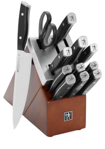 lot 380 image: Henckels Refined 13-PC Self-Sharpening Knife Block Set