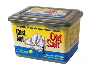 lot 490 image: Betts Old Salt Mono Casting Net 8SM 12 Square Mesh Monofilament 8ft Radius