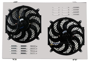 lot 492 image: KUUHLERSAT Aluminum Shroud Electric Fan for 1973-1991 Chevy CK C10 C20 K10 K20 GMC C2500 5.7L
