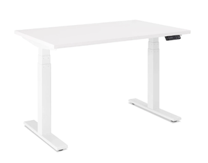 lot 428 image: White Electric Standing Desk