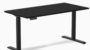 lot 427 image: Black Electric Standing Desk