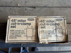 lot 46 image: 45 cut n clamp Craftsman corner sets 2