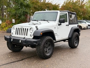 lot 27 image: 2017 JEEP WRANGLER SPORT 109k Miles  4x4  2 Owner  No Accidents  Prior Certified Pre-Owned (NO RESERVE)