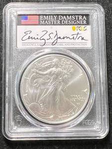 lot 16 image: 2024 AMERICAN SILVER EAGLE PCGS MS70