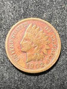lot 22 image: 1902 US INDIAN HEAD CENT