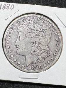 lot 36 image: 1880 US MORGAN SILVER DOLLAR