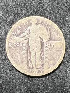 lot 56 image: 1928 US STANDING LIBERTY QUARTER