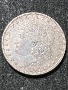 lot 80 image: 1896 US MORGAN SILVER DOLLAR