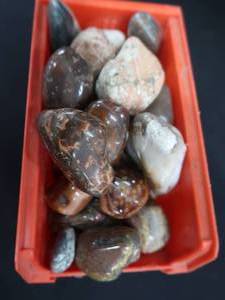 lot 38 image: AGATES AND POLISHED PRETTIES