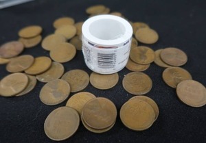 lot 69 image: UNOPENED ROLL OF FOREVER STAMPS  WHEAT PENNIES