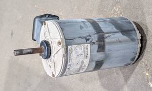 lot 25SK image: Marathon 1-HP 3-Phase Motor (589077)