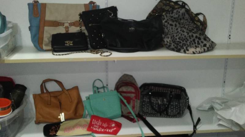 lot 911 image: Purses (8) and Accessory Bags (5).