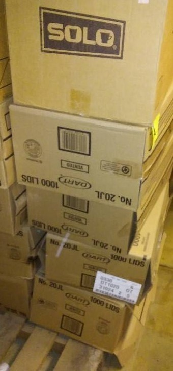 lot 889 image: Dart 20JL Lids (4 cases)