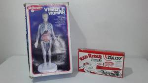 lot 865 image: Daisey Red Ryder Starter and Invisible Woman Anatomy Kits.