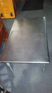 lot 905 image: Stainless Steel Prep Table.