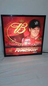 lot 686 image: Lighted NASCAR Bud Light, Dale Jr. Dcor,