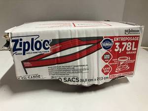 lot 17 image: Ziploc Gallon Bags