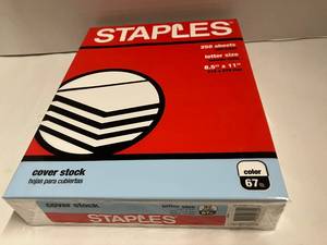 lot 125 image: White Cover Stock
