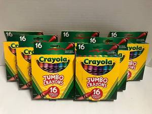 lot 134 image: Crayola Jumbo Crayons