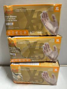 lot 70 image: XL Vinyl Gloves