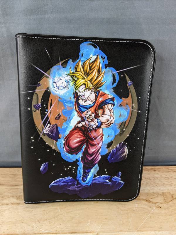 lot 57C image: Anime Trading Card Binder - Goku and Vegeta Design - Brand New