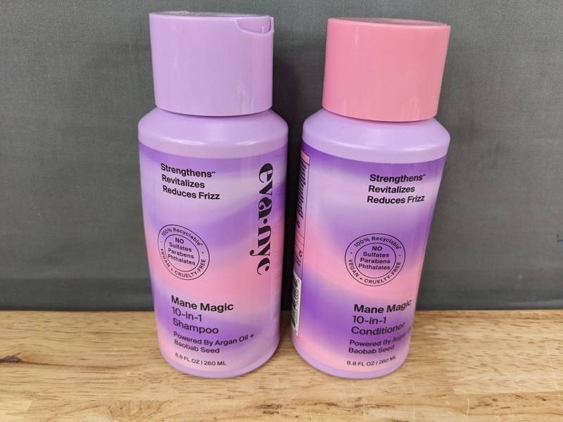 lot 108K image: Brand New Eva NYC Mane Magic 10-in-1 Shampoo and Conditioner Set, 8.8 oz Each