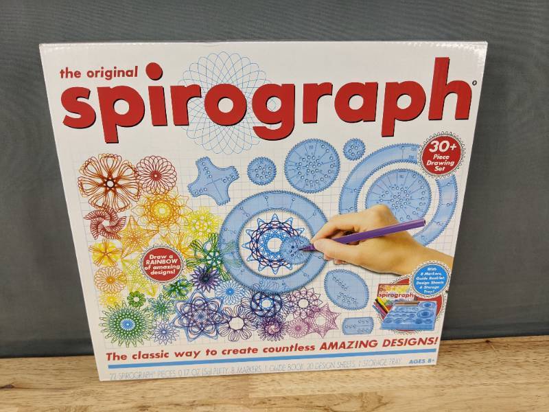 lot 509 image: Original Spirograph 30 Piece Drawing Set - Brand New