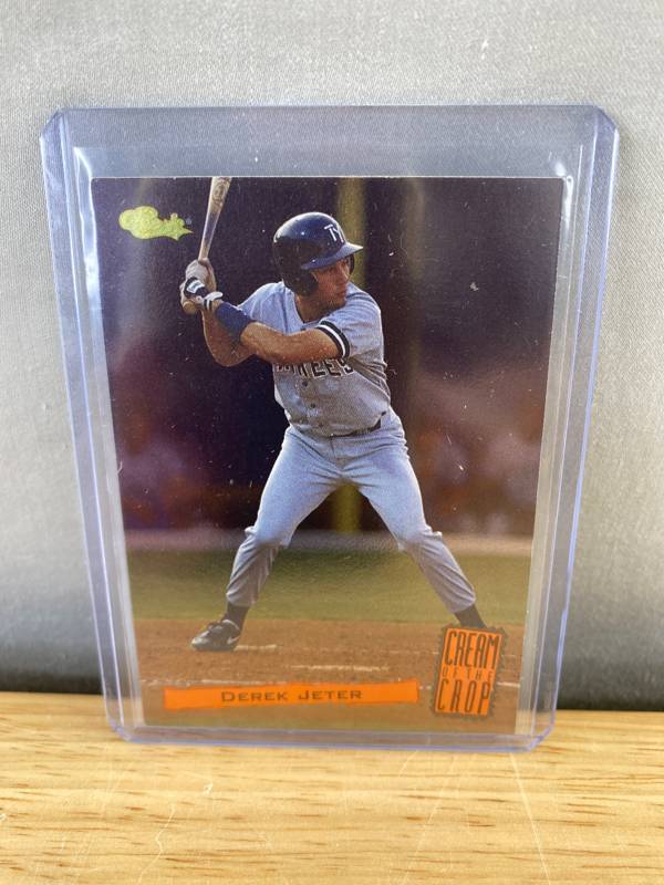 lot 60B image: 1994 Classic Cream of the Crop Derek Jeter MLB New York Yankees Rookie Card