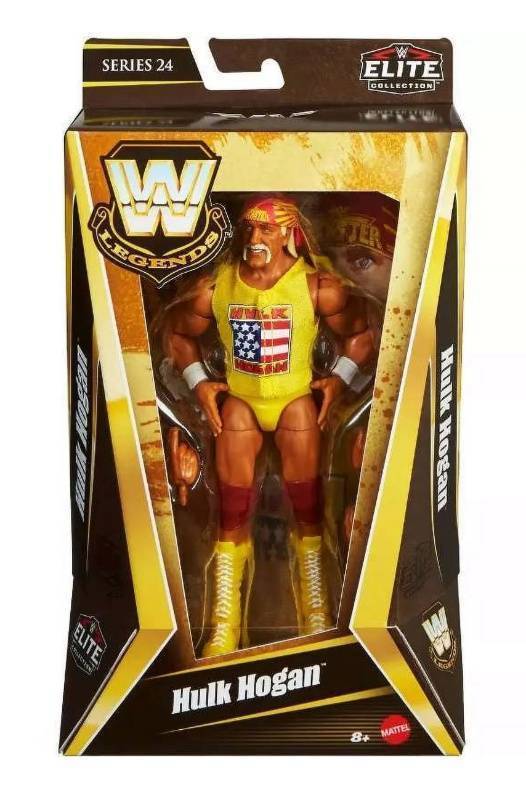 lot 9F image: Brand New WWE Elite Collection Series 24 Hulk Hogan Wrestling Figure