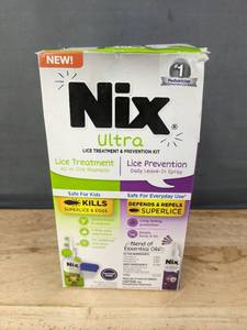 lot 191 image: Nix Ultra Lice Treatment and Prevention Kit - Brand New