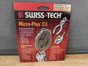lot 105E image: SwissTech Micro-Plus EX 9-in-1 Key Ring Tool - Brand New