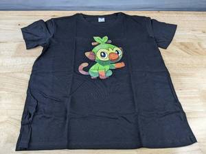 lot 264 image: Pokemon Grookey Boys Short Sleeve T-Shirt Small Black - Brand New