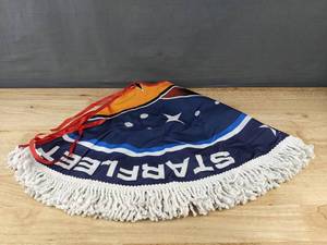 lot 267 image: Star Trek Starfleet Command Christmas Tree Skirt - Brand New