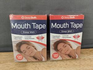 lot 270 image: 240 SleepSloth Mouth Tape Strips - Brand New