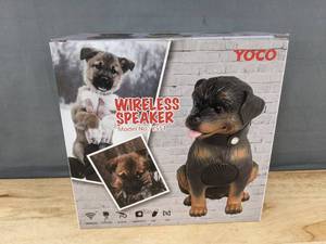 lot 291 image: YOCO Wireless Speaker Y551, Tan Dog - Brand New