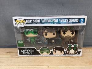 lot 45E image: Funko Pop Disney Artemis Fowl 3-Pack Barnes & Noble Exclusive - Brand New