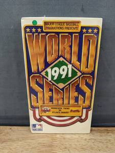 lot 68 image: 1991 World Series VHS Minnesota Twins vs. Atlanta Braves - Brand New C