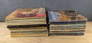 lot 116E image: 80 Vinyl Record Albums - Village People, Streisand, Mary Poppins, Kenny Rogers C