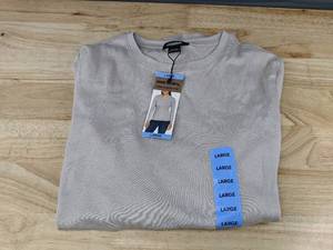 lot 65E image: Eddie Bauer Womens Long Sleeve Tee Large Pumice $30 Retail - Brand New
