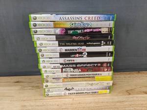 lot 9E image: 15 Xbox 360 Video Games - NBA 2K15, Madden, Saints Row. Assassins Creed C