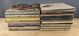 lot 36E image: 105 Vintage Vinyl Record Albums - Streisand, Dean Martin, Manilow C