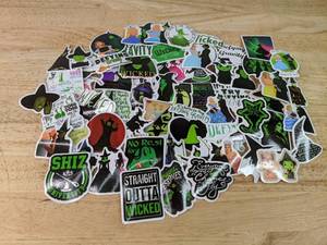 lot 413 image: Wicked Sticker Lot - 60 Total Brand New Stickers P