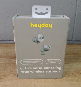 lot 415 image: heyday Active Noise-Canceling True Wireless Earbuds, Bluetooth 5.2 - Brand New P