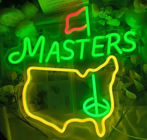 lot 6E image: Masters Golf Tournament LED Neon Sign - Brand New