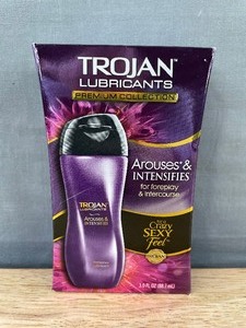lot 50G image: Trojan Arouses & Intensifies Personal Lubricant 3 oz - Brand New