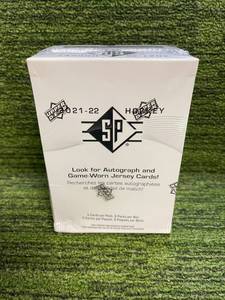 lot 22 image: 2021-22 SP Hockey Sealed Blaster Box